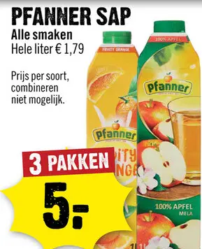 Aanbieding: Pfanner sap