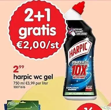 Promotie: harpic wc gel
