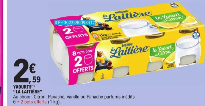 Promotie: Yaourts "La Laitière"