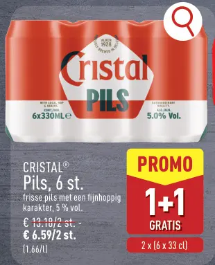 Promotie: CRISTAL Pils