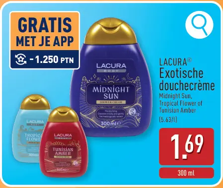 Promotie: Exotische douchecrème
