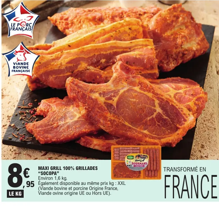 Offre: Maxi grill 100% grillades