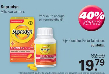 Aanbieding: Supradyn Complex Forte Tabletten