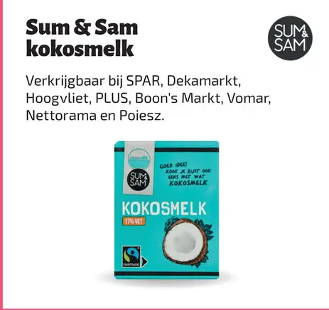 Aanbieding: kokosmelk