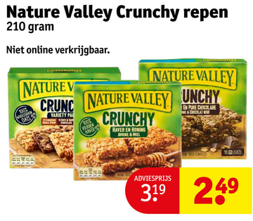 Aanbieding: Nature Valley Crunchy repen