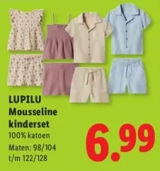 Aanbieding: Mousseline kinderset