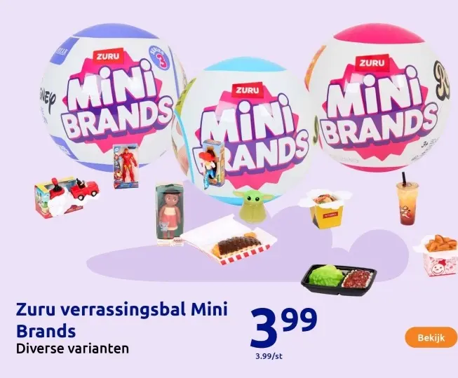 Aanbieding: Zuru verrassingsbal Mini Brands