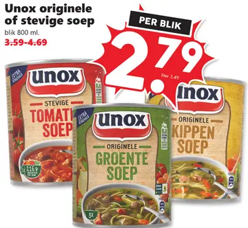 Aanbieding: Unox originele of stevige soep