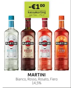 Promotie: Martini