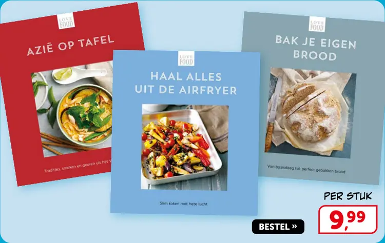 Promotie: Love Food Cookbooks