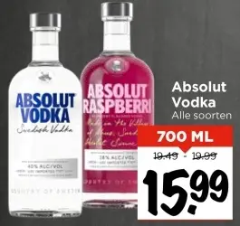 Aanbieding: Absolut Vodka