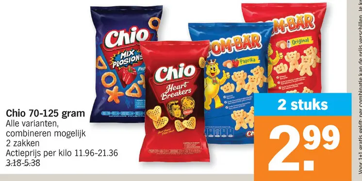 Promotie: Chio en Pom-Bar chips
