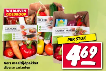 Aanbieding: Vers maaltijdpakket