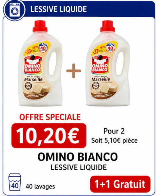 Offre: Lessive liquide