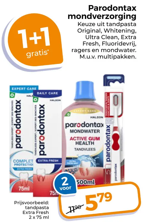 Aanbieding: Parodontax mondverzorging