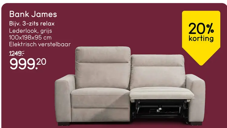 Aanbieding: Bank James