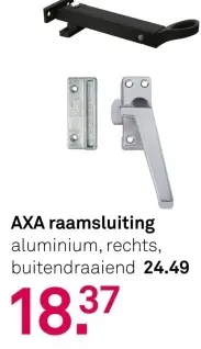 Aanbieding: raamsluiting