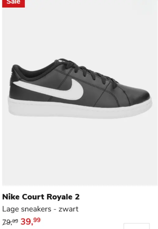 Promotie: Nike Court Royale 2