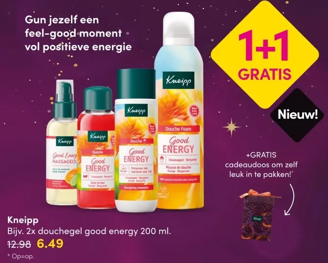 Aanbieding: douchegel good energy