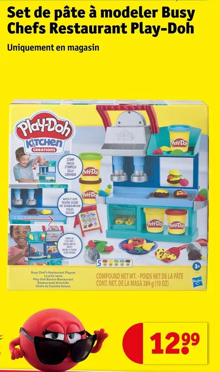 Offre: Set de pâte à modeler Busy Chefs Restaurant