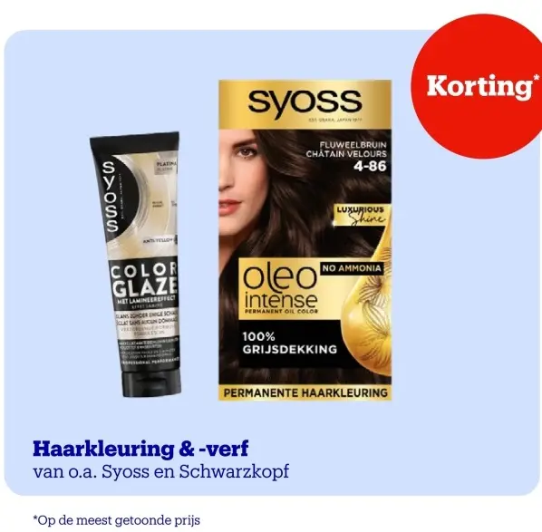 Promotie: Haarkleuring & -verf