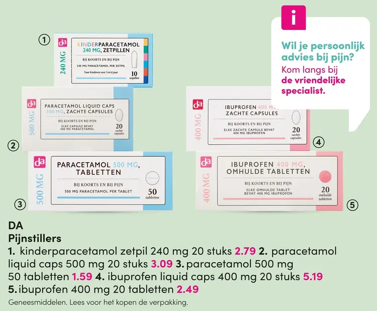 Aanbieding: Ibuprofen 400 mg