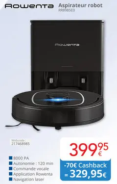 Offre: Aspirateur robot