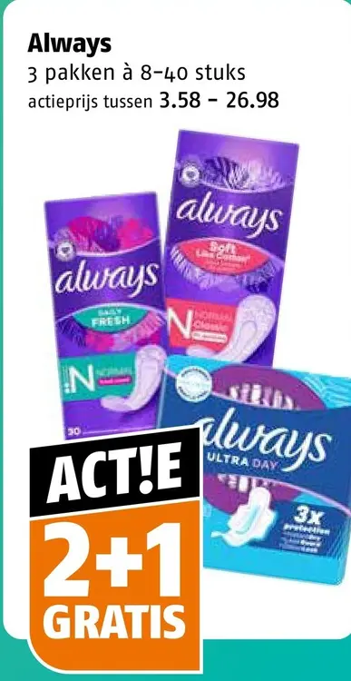 Aanbieding: Always