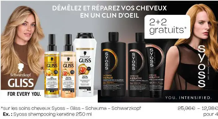 Offre: Soins cheveux