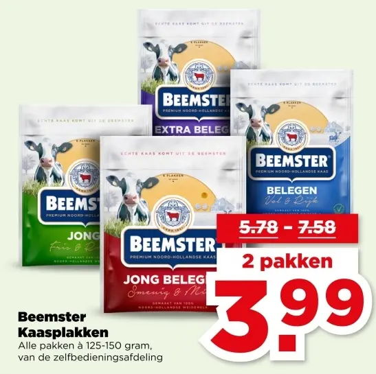 Aanbieding: Beemster Kaasplakken