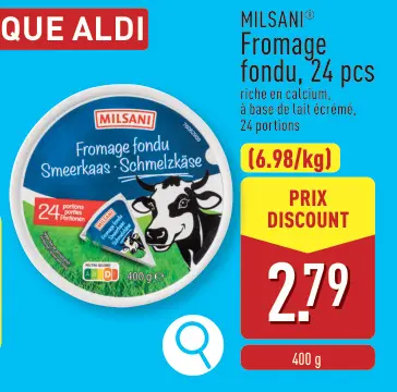 Offre: Fromage fondu