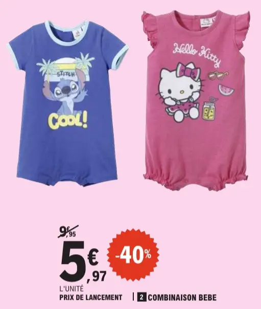 Offre: Combinaison bebe