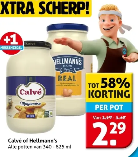 Aanbieding: Calvé of Hellmann's