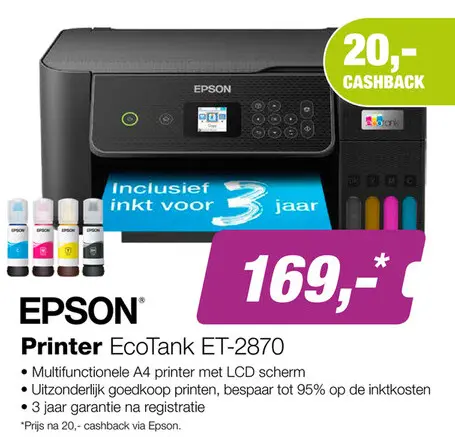 Aanbieding: Printer EcoTank ET-2870
