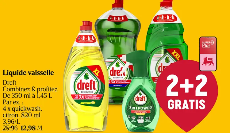 Offre: Liquide vaisselle