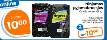 Aanbieding: Ninjamas pyjamabroekjes