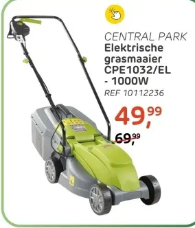 Promotie: Elektrische grasmaaier