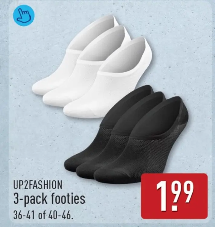 Aanbieding: 3-pack footies