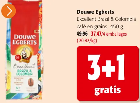 Offre: Excellent Brazil & Colombia café en grains