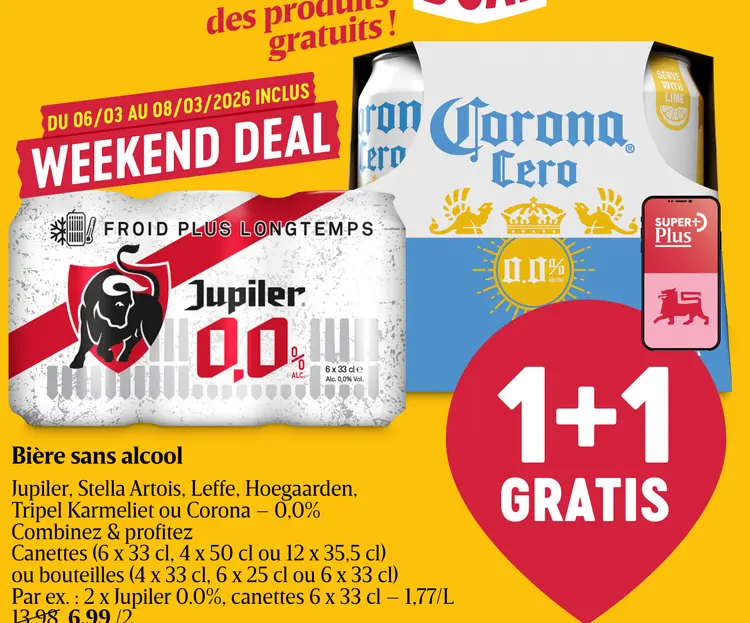 Offre: Bière sans alcool