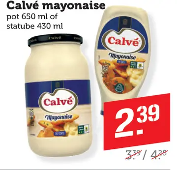 Aanbieding: Calvé mayonaise