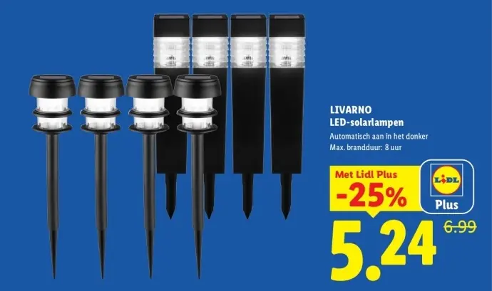 Aanbieding: LED-solarlampen