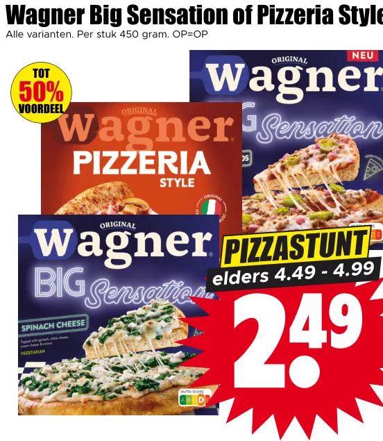 Aanbieding: Big Sensation of Pizzeria Style