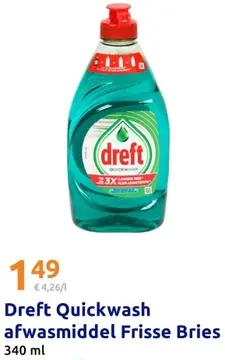 Aanbieding: Quickwash afwasmiddel Frisse Bries