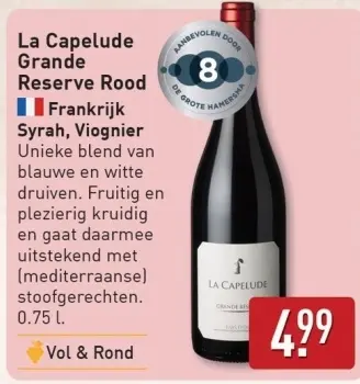 Aanbieding: La Capelude Grande Reserve Rood