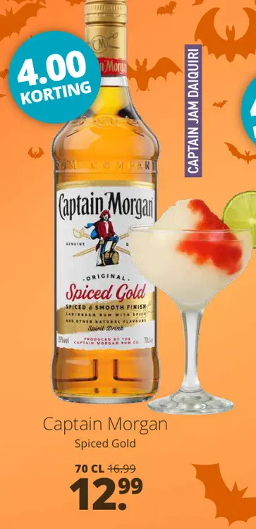 Aanbieding: Captain Morgan Spiced Gold