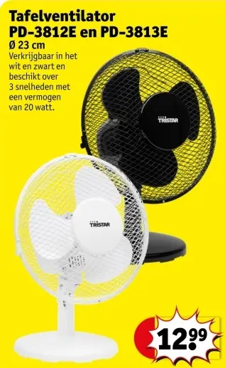 Promotie: Tafelventilator PD-3812E en PD-3813E