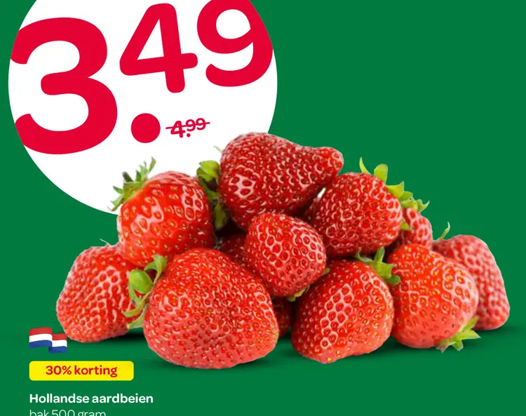 Aanbieding: Hollandse aardbeien