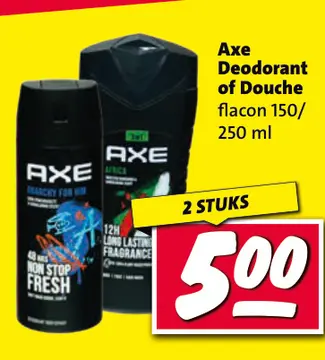 Aanbieding: Axe Deodorant of Douchegel