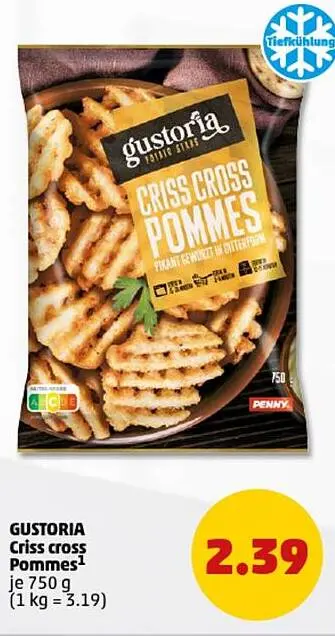 Aanbieding: Criss cross Pommes